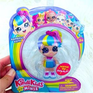 Kindi Kids Minis - Rainbow Kate - Posable Bobble Head Figure